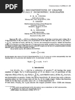 Minimal Decompositions of Graphs Into Mutually Isomorphic Subgraphs