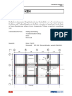 MASSIVBAU III Flachdecken, Beispiel 2 Hörsaalübung Seite 1