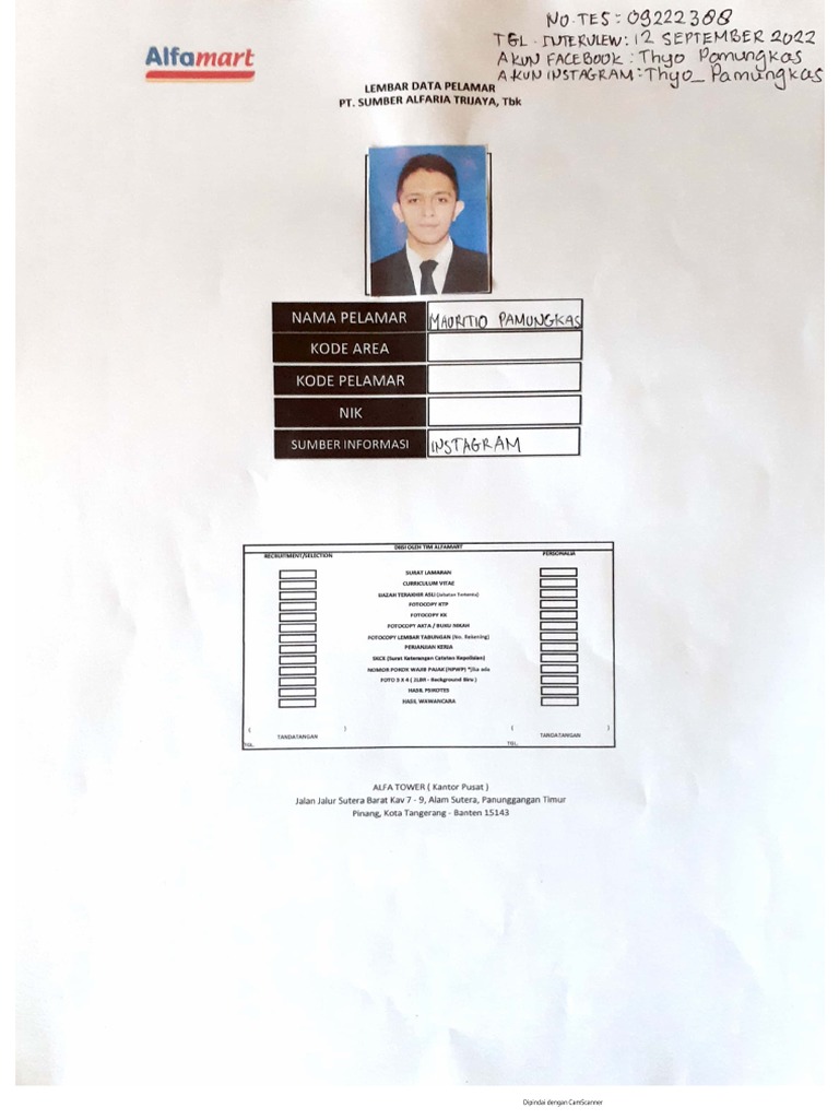 Form LDP Alfa | PDF