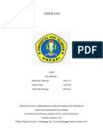 Fisiologi: Oleh Kelompok 1 Riski Robi Wahyudi / 6021121 Wawan Fauzi / 6021002 Vindi Riski Prayoga / 6021028