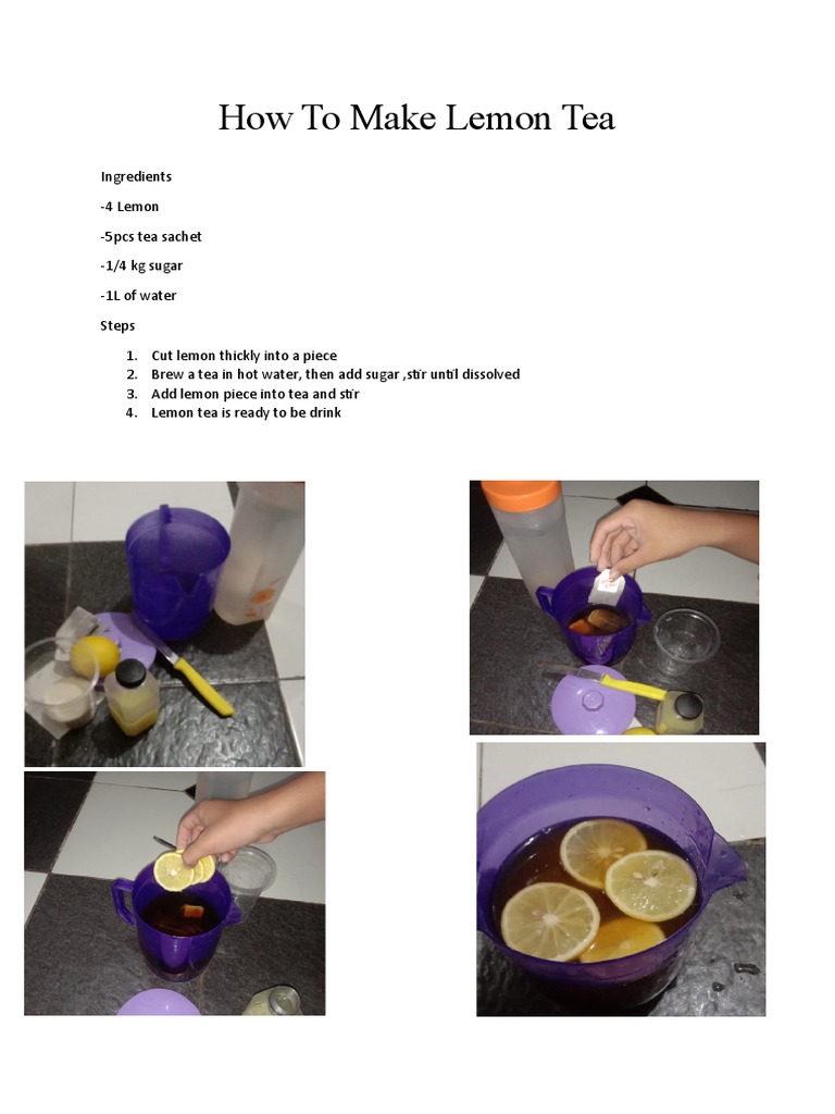 How To Make Lemon Tea PDF