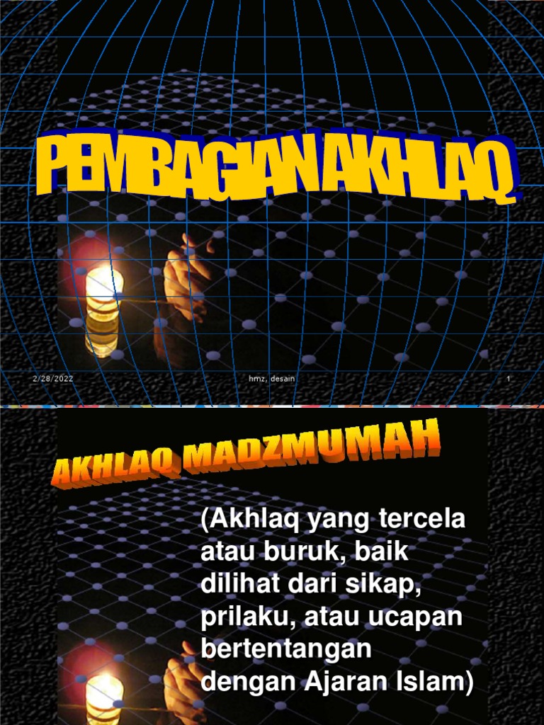 Akhlak Tercela dalam Ajaran Islam | PDF
