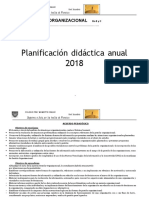 Planificación Didáctica Anual 2018