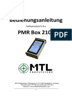 Bedienungsanleitung MTL PMR Box 2100 - 5.0