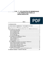 Capítulo Viii - 7. Utilización de Membranas Y Alternativas para La Desalinización