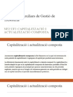 Operacions Auxiliars de Gestió de Tresoreria: Nf2 Uf3 Capitalització I Actualització Composta