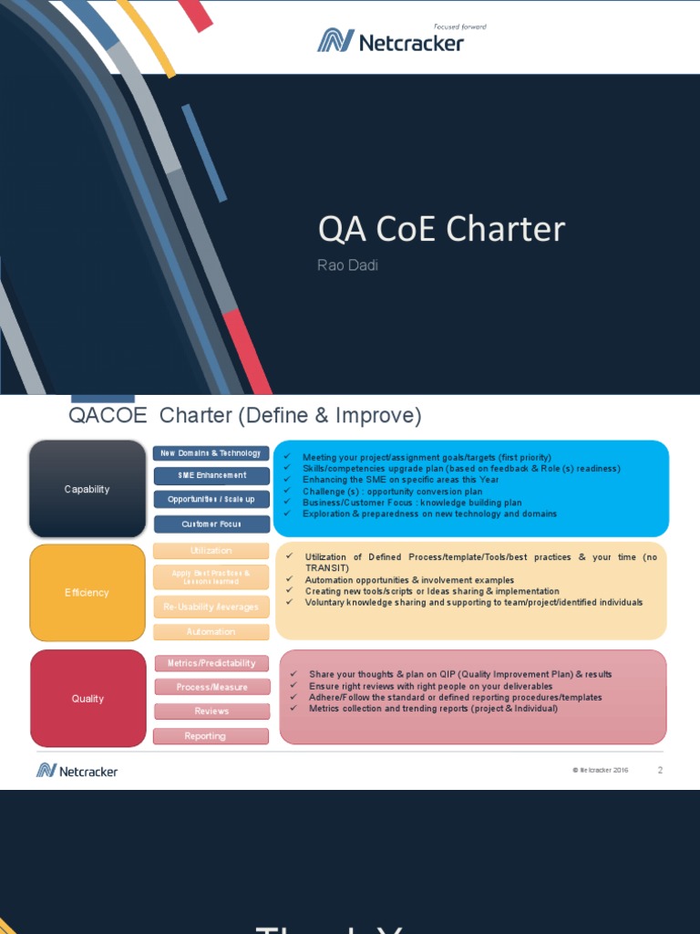 QACOE Charter Template | PDF | Business