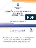 Creación de Estructuras de Control en Oracle PL/SQL: Base de Datos Avanzado I (0264)