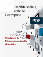 Responsabilité Sociale Et Sociétale de L'entreprise