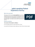 Patient Experience Survey-1