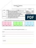 EVALUACIÓN 5° Matemática - 10 de Abril