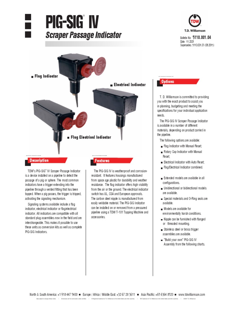 5110.001.04 Pig Sig IV-Nov2021 | PDF