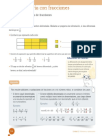 Operatoria Con Fracciones: Adición y Sustracción de Fracciones