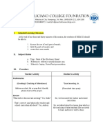 I. Intended Learning Outcomes at The End of One Hour and Thirty Minutes of Discussion, The Students of Bsed Iii Should