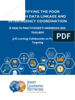 Identifying The Poor Through Data Linkage and Inter-Agency Coordination