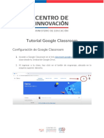 Tutorial Google Classroom - Configuración