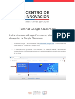 Tutorial Google Classroom - Invitar Alumnos y Código de Registro