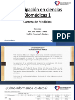 Medidas de posición y dispersión en estadística biomédica