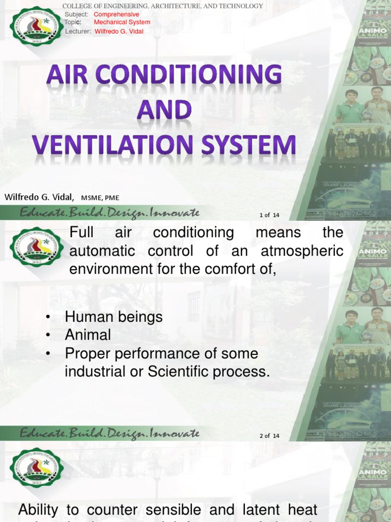 2.00 Air Conditioning PDF Air Conditioning Thermodynamics