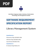 SRS - Library Management System