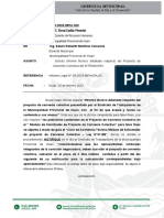 Gerencia Municipal solicita informes para negociación colectiva