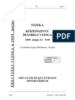 Fizika: Középszintű Írásbeli Vizsga