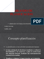 Historia de La Planificación