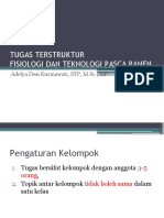 Tugas Terstruktur Fisiologi Dan Teknologi Pasca Panen: Adelya Desi Kurniawati, STP, M.SC., MP