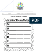 Atividade Língua Portuguesa 08-03