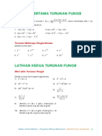 Soal Turunan