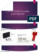 CATALOGUE Goodies Pour Femme - AGENCE