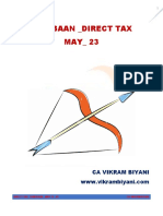 Ram Baan - Direct Tax MAY - 23: Ca Vikram Biyani