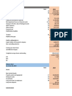 Note 2019: Income Statement