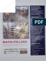Back-Filling: Lodha