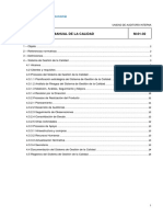 Manual de La Calidad M-01-02: Unidad de Auditoría Interna