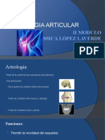 Patologia Articular: Ii Modulo Jessica López Laverde