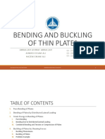 Bending and buckling of thin plates