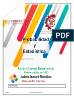 Probabilidad y Estadística: Academia Nacional de Matemáticas