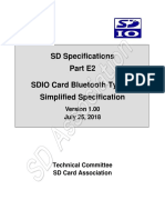 PartE2 - SDIO Bluetooth - Type - A - Simplified - Specification - Ver1.00