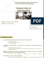 Trabajo Final de Investigación: Universidad Tecnológica Privada de Santa Cruz Facultad de Ciencias Empresariales
