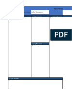 Business Model Canvas: Key Partners Key Activities Value Proposition