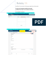 Application Help: Unofficial Transcripts & Merging Application Materials