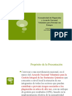 Normatividad de Plaguicidas y Acuerdo Nacional Voluntario para Prevenir Sus Riesgos