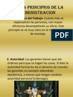 Los 14 Principios de La Admin is Trac Ion