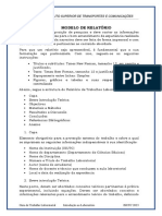 I. Modelo de Relatório: Instituto Superior de Transportes E Comunicações