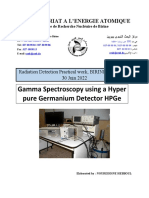 Gamma Spectroscopy Using A Hyper Pure Germanium Detector Hpge