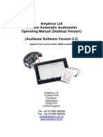 OM022 3 Amplivox Otosure Desktop Operating Manual