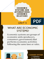 Economic Systems and International Economic Relations: Unit 5