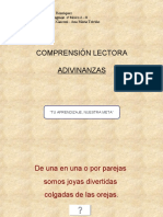 Comprensión Lectora Adivinanzas