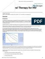 Antiretroviral Therapy For HIV Infection: Background